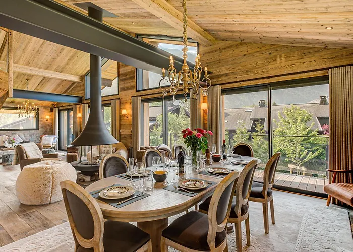 木屋 Papillon - Alpes Travel - Detached - Les Praz - Sleeps 8-10 霞慕尼